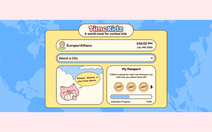 world clock for kids